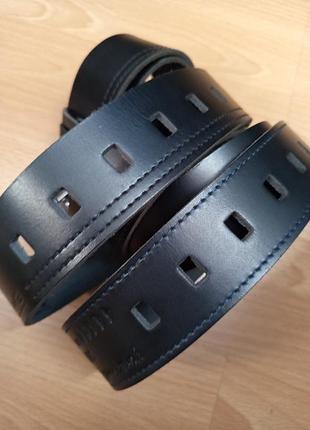 Кожаный ремень для джинсов 5 см