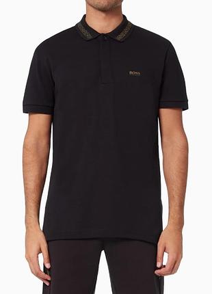 Поло, тенниска, батник hugo boss paddy pixel polo shirt in cotton