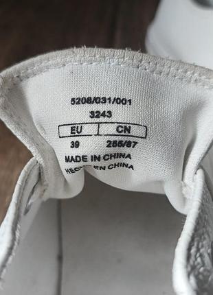 Кеди оригінальні bershka розмір 39 жін/чол білі