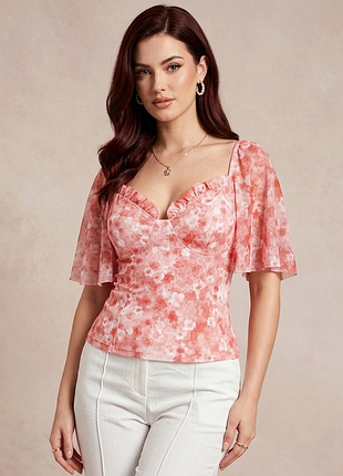 Блуза топ корсетна boohoo