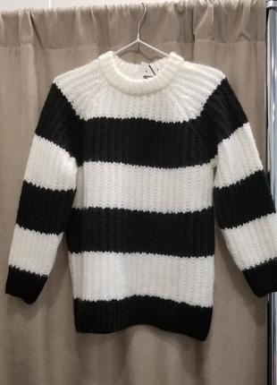 Теплий дитячий в'язаний светр zara 3