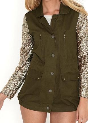 Куртка жакет на змійці urban stitch, m