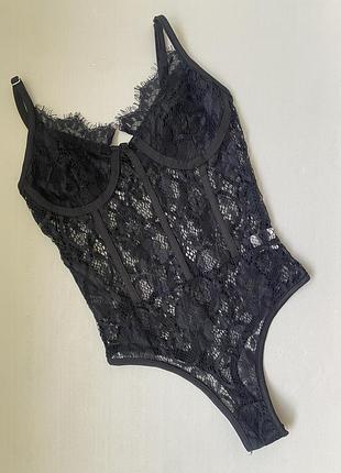 🖤 мереживне боді petite, розмір 32 (xs)