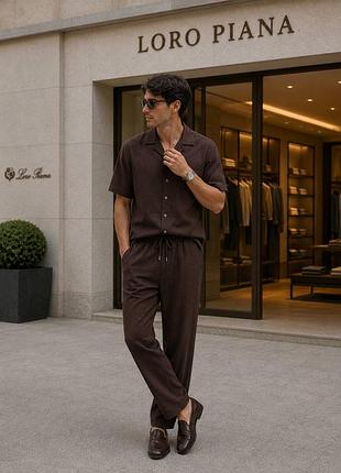 Лляний костюм loro piana