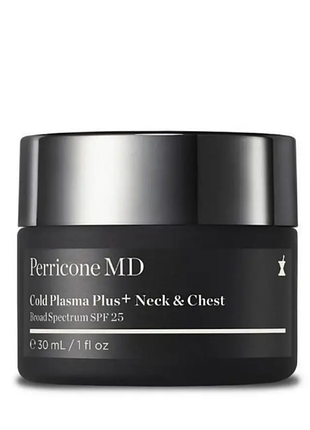 Perricone md cold plasma plus+ neck and chest spf 25 омолаживающий крем для шеи и декольте с защитой от солнца, 30 мл