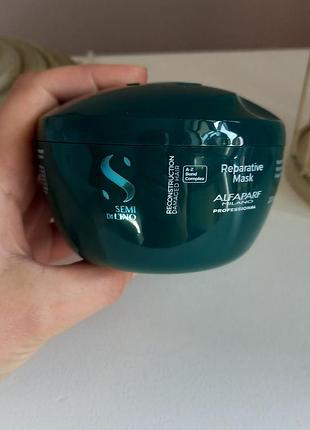 Маска для волосся alfaparf milano semi di lino reconstruction reparative light mask