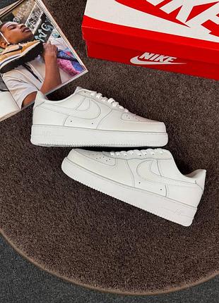 Стильные кроссовки nike air force 1 low white