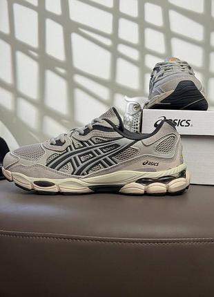 Asics gel-nyc light grey black