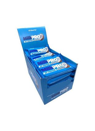 Блок протеїнових батончиків sporter milk pro 29% протеїну — 24 шт 60 г кокос (324415771)