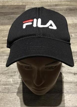 Блайзер fila хлопок кепка с козырьком черная бейсболка унисекс