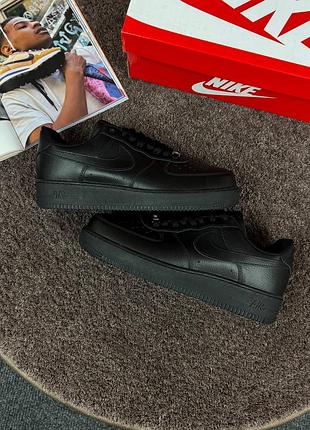 Стильные кроссовки nike air force 1 low 'black'