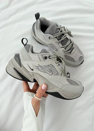 Женские кроссовки m2k tekno grey