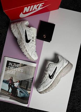 🌺женские кроссовки nike p-6000 w white