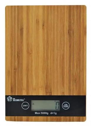 Электронные кухонные весы domotec ms-a до 5 кг