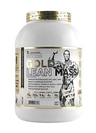 Гейнер kevin levrone gold lean mass 3 кг клубника (9441071)