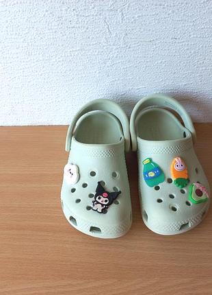 Отличные кроксы сабо crocs с8/25-26р. стелька 16,3 см.
