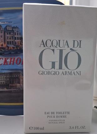 Туалетна вода acqua di gio giorgio armani. 100ml.