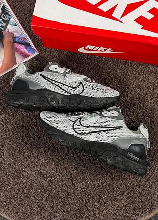 Стильні кросівки nike react vision grey