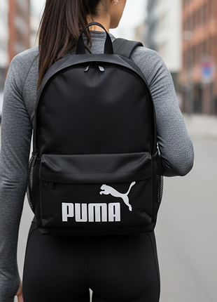 Рюкзак черный puma рюкзак пума рюкзак женский рюкзак спортивная сумка спорт пума