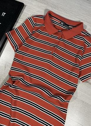 Сукня поло в смужку zara