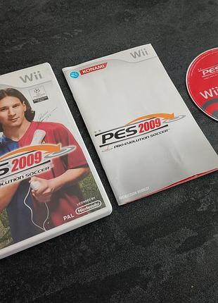 Диск pro evolution soccer 2009 (nintendo wii)