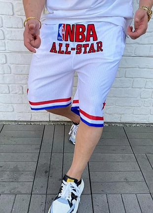 Шорты баскетбольные белоснежное nba all - star новые