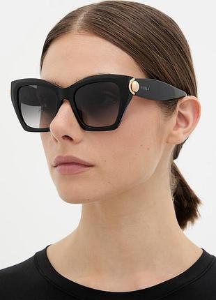 Urbanshop com ua furla сонцезахисні окуляри "cat eyes" жіночі чорні wd00177 a.0116 ogo00 розміри запитуйте