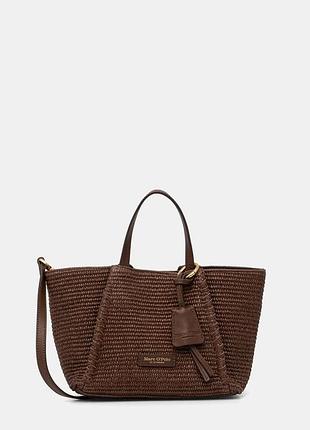 Urbanshop com ua marc o'polo сумка крос-боді жіноча плетена коричнева 5000010832 розміри запитуйте