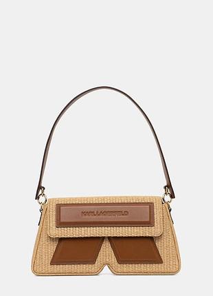Urbanshop com ua karl lagerfeld сумка baguette женская кожаная ikon/k бежевая b2w30023 размеры запитуйте