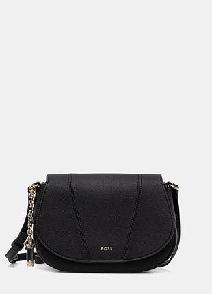 Urbanshop com ua boss сумка кросс-боди женская из искусственной кожи salley saddle черная 50563316 размеры запиту