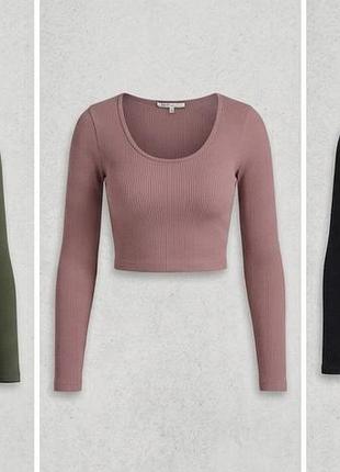 🏷️ сет базових кроп-топів у рубчик (zara, only, pull&bear) — можна поштучно!