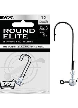 Джигголовка bkk round elite-stinger eye bait keeper 5g #8/0 2pcs (a-ea-3411)