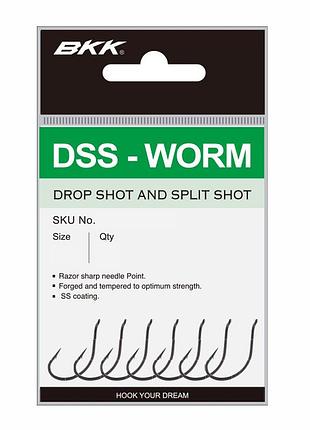 Гачок bkk для дроп шота dss-worm #1/0 (a-es-8334)
