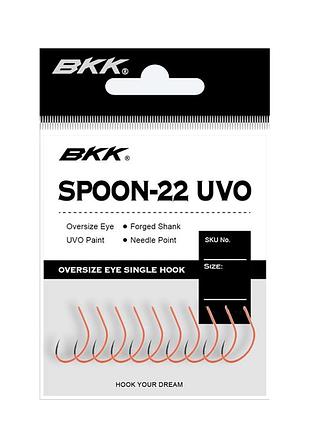 Крючок bkk для блешень spoon-22 uvo #4 (a-es-8155)