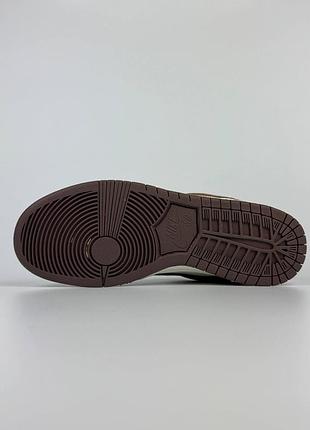 Sb dunk low 'white&brown' 4