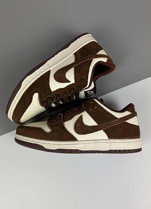 Sb dunk low 'white&brown' 7