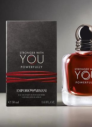 Парфюмированная вода emporio armani stronger with you powerfully 100 мл