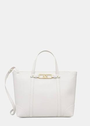 Urbanshop com ua armani exchange сумка-шоппер женская из искусственной кожи белая xw002609 af15632 размеры запитуйте
