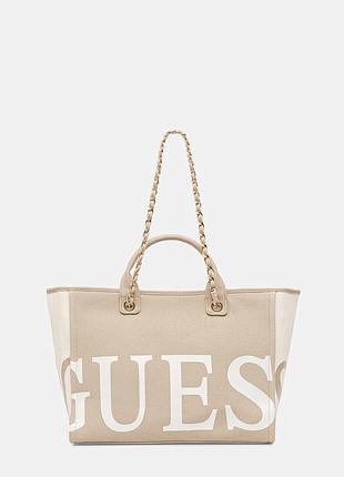 Urbanshop com ua guess сумка-шоппер женская бежевая e6gz03 wp750 размеры запитуйте