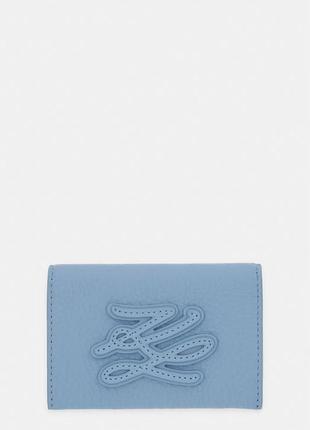 Urbanshop com ua karl lagerfeld чехол для карт женский кожаный k/autograph голубой b2w32064 размеры запитуйте
