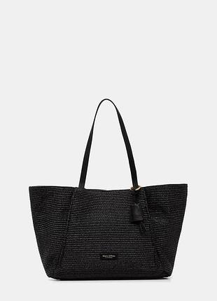 Urbanshop com ua marc o'polo сумка-шопер жіноча плетена чорна 5000010830 розміри запитуйте