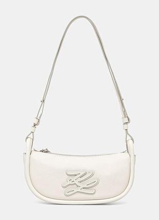 Urbanshop com ua karl lagerfeld сумочка женская кожаная k/autograph бежевая b2w30235 размеры запитуйте