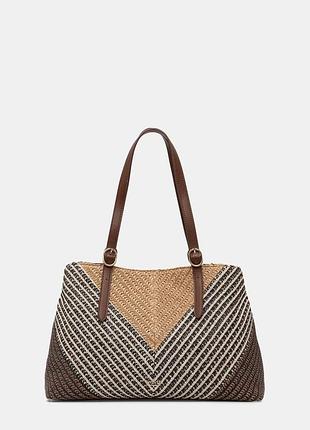 Urbanshop com ua twinset сумка-тоут женская плетеная коричневая 261td8500 размеры запитуйте