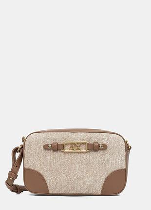Urbanshop com ua armani exchange сумка кросс-боди женская из искусственной кожи бежевая xw002612 af22685 размеры запитуйте