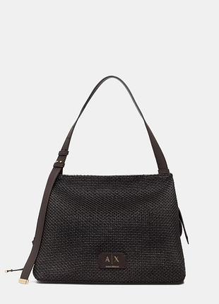 Urbanshop com ua armani exchange сумка-шоппер женская плетеная коричневая xw002603 af22683 размеры запитуйте