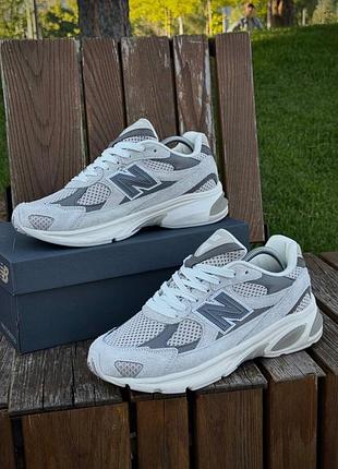 Кроссовки мужские new balance 2010, серые летние демисезонные весна-лето-осень замша текстиль сетка размер 41-45 новые 273-2