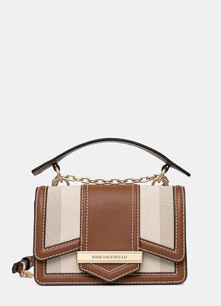 Urbanshop com ua karl lagerfeld сумка кросс-боди женская кожаная k/nova бежевая b2w30232 размеры запитуйте