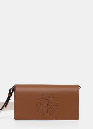 Urbanshop com ua karl lagerfeld сумка кросс-боди женская кожаная k/circle коричневая b2w30273 размеры запитуйте