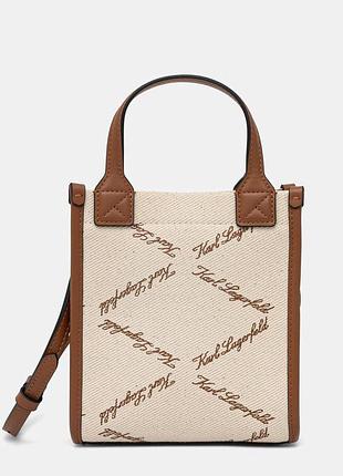 Urbanshop com ua karl lagerfeld сумка кросс-боди женская хлопковая k/ville коричневая b2w30278 размеры запитуйте