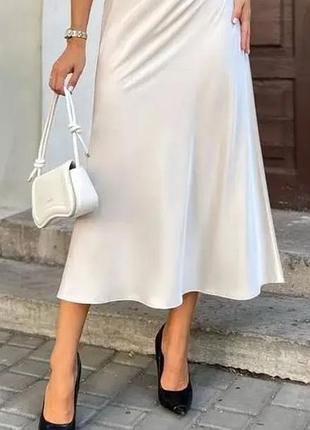 Атласнс юбка zara